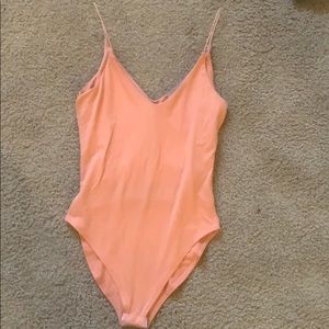 Coral Pink Bodysuit